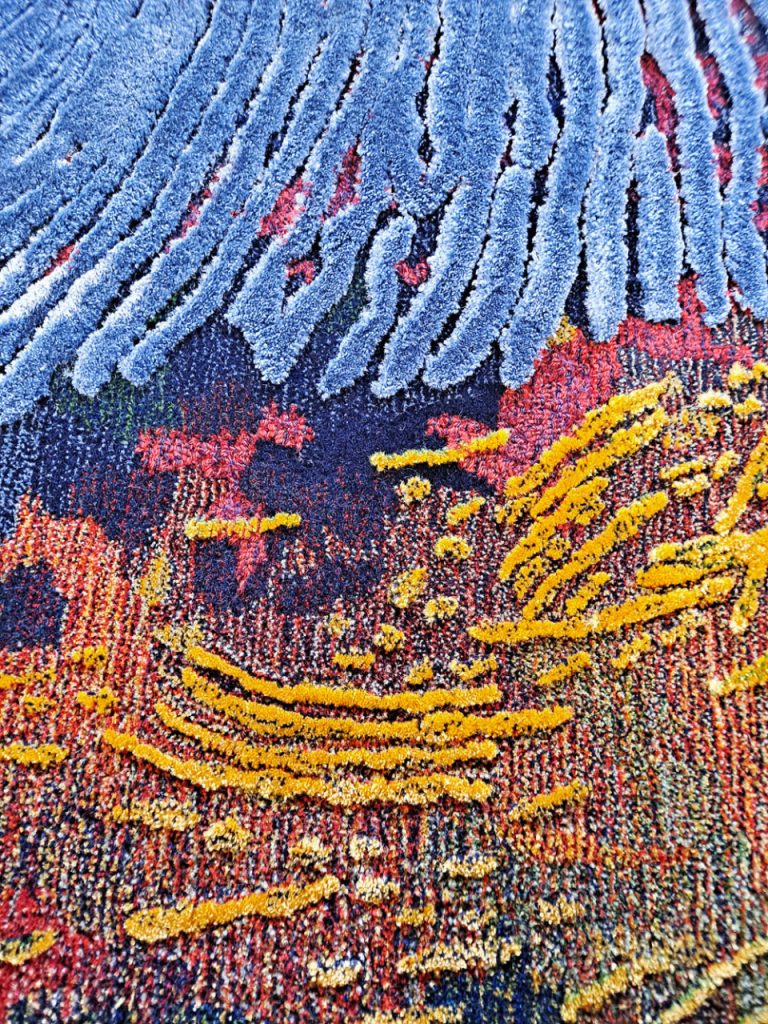 Alarwool - custom woven carpets - lorenzo quinn alarwool det2