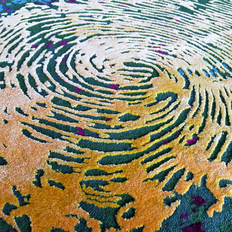 Alarwool - custom woven carpets - lorenzo quinn fingerprints details 04