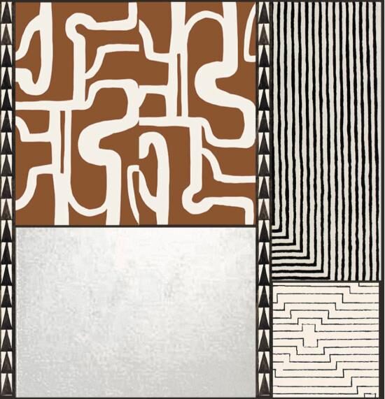 Alarwool - custom woven carpets - connections checawoid patterns 5