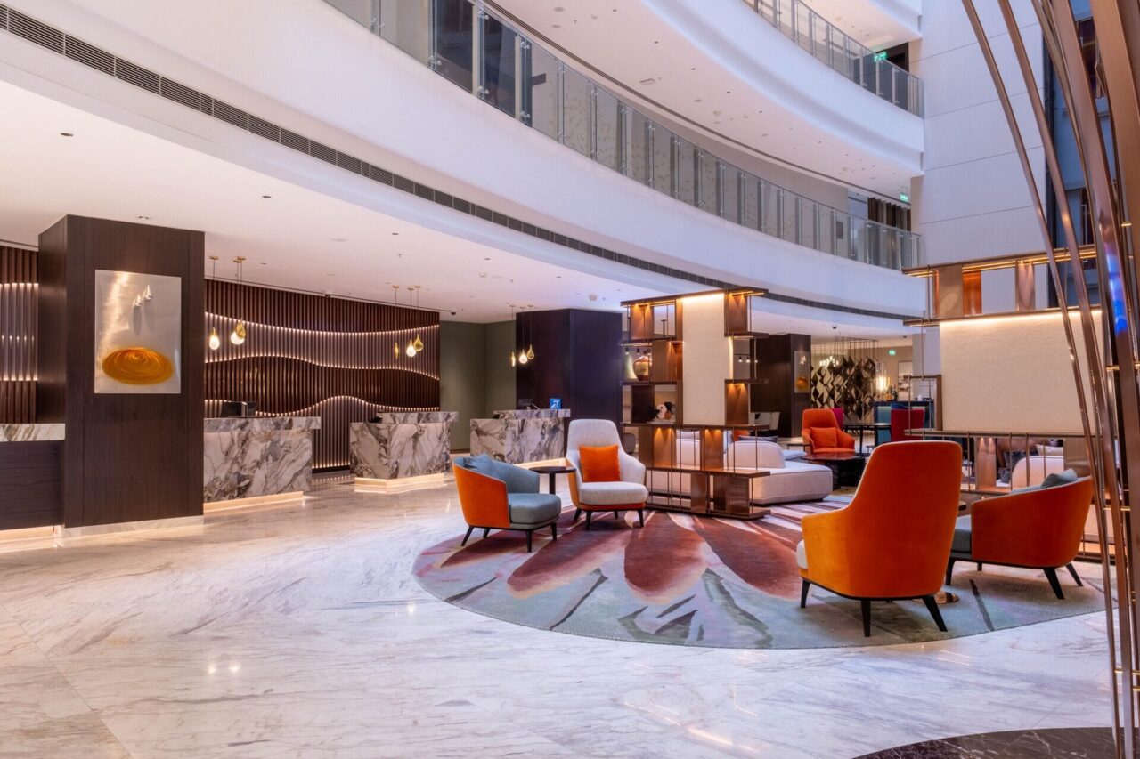 Alarwool - custom woven carpets - hilton kinshasa LOBBY2