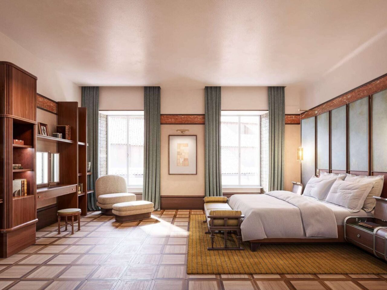 Alarwool - custom woven carpets - orient express rome la minerva 00006