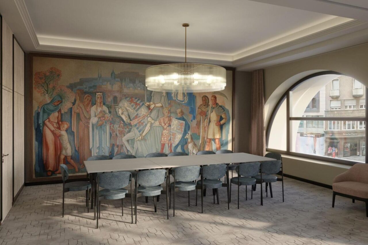 Alarwool - custom woven carpets - marriot luxembourgh meeting room 01