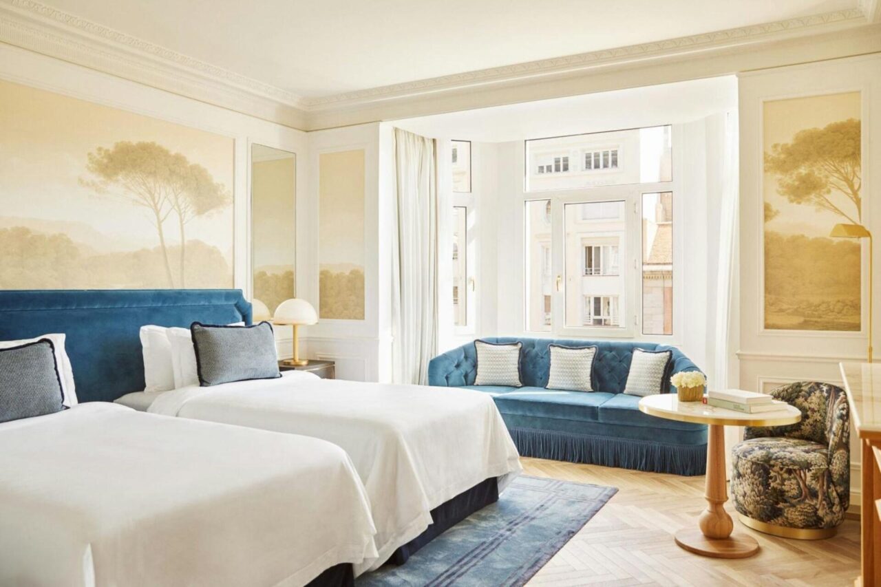 Alarwool - custom woven carpets - westin palace madrid bedroom