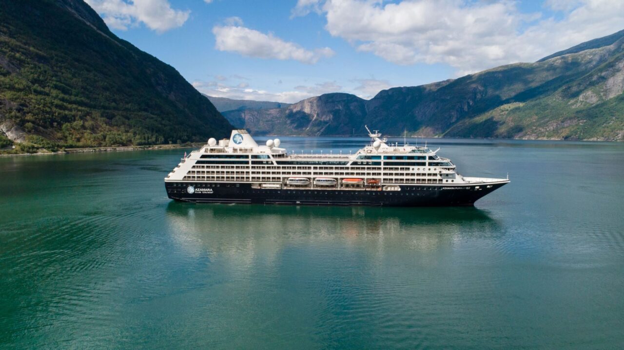 Alarwool - custom woven carpets - azamara cruiseship eidfjord aerial